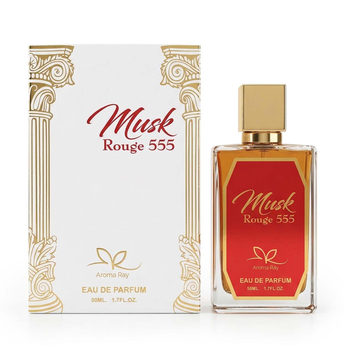 Musk Rouge 555 парфюмна вода унисекс 50 мл ориенталски мускусен аромат AromaRay