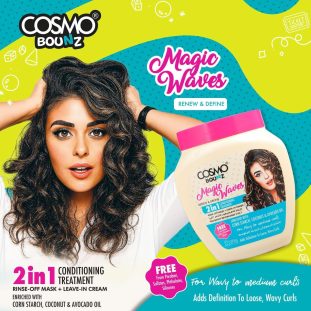 Cosmo Bounz Magic Waves 2 in 1 крем за вълниста коса 1000 ml AromaRay bg