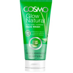 Cosmo измиващ гел за лице с алое вера за суха и чувствителна кожа – AromaRay.bg