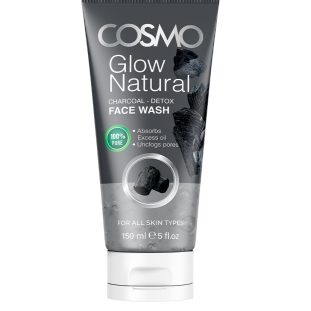 Cosmo Glow Natural детокс гел за лице с активен въглен – AromaRay.bg
