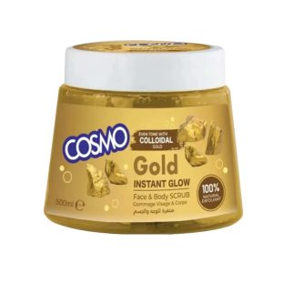 Cosmo Gold скраб за лице и тяло с колоидно злато – AromaRay.bg