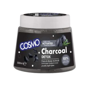 Cosmo Charcoal скраб с активен въглен за лице и тяло – AromaRay.bg