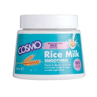 Cosmo Rice Milk скраб за лице и тяло с оризови пептиди – AromaRay.bg