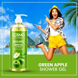 Cosmo Temptation душ гел със зелена ябълка | AromaRay.bg