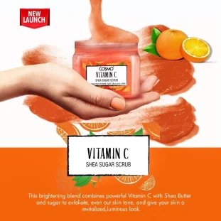 Cosmo Vitamin C захарен скраб за тяло | AromaRay.bg