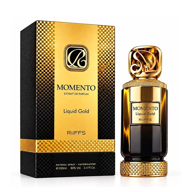 Momento Liquid Gold Riiffs парфюм, Представен от Aroma Ray